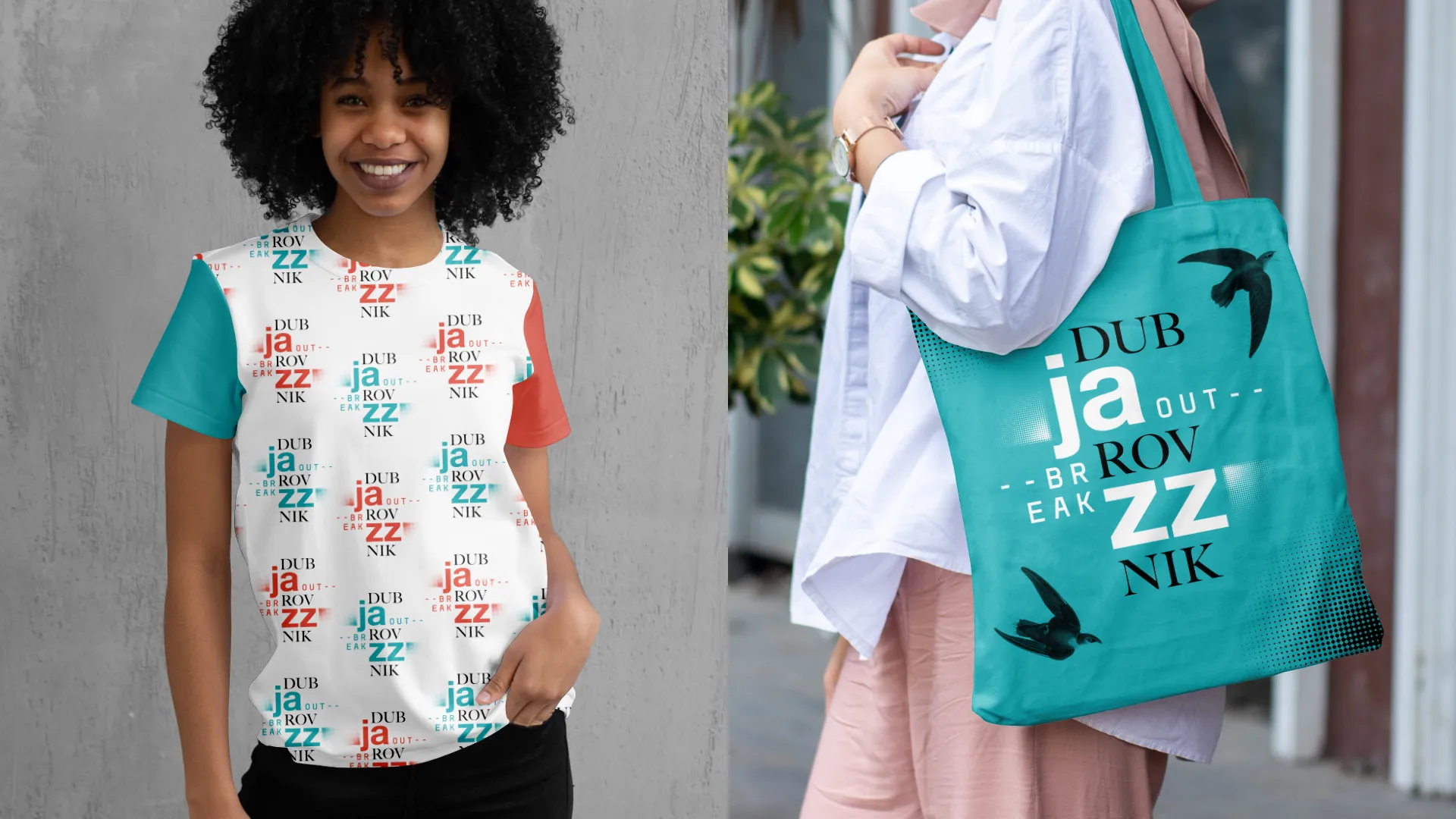 Dubrovnik Jazz Outbreak t-shirt and tote bag