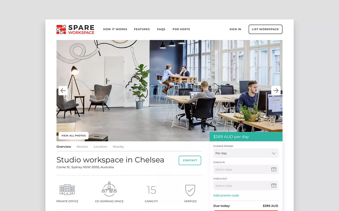 Spare Workspace